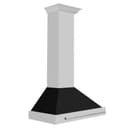 30in. Convertible Stainless Steel Range Hood with Black Matte Shell and Stainless Steel Handle view 5