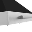 36" Stainless Steel Range Hood with Stainless Steel Handle (KB4STX-36) Matte view 7