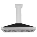 48in. Convertible Stainless Steel Range Hood with Black Matte Shell and Stainless Steel Handle view 3