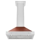 ZLINE 30 in. Convertible Stainless Steel Range Hood with Copper Shell and Stainless Steel Handle (KB4STX-C-30) view 3