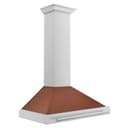 ZLINE 36 in. Convertible Stainless Steel Range Hood with Copper Shell and Stainless Steel Handle (KB4STX-C-36) view 4