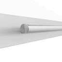 48in. Convertible Stainless Steel Range Hood with White Matte Shell and Stainless Steel Handle view 6