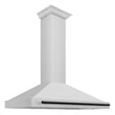 48in. Autograph Edition Convertible Stainless Steel Range Hood with Stainless Steel Shell and Matte Black Accents view 1