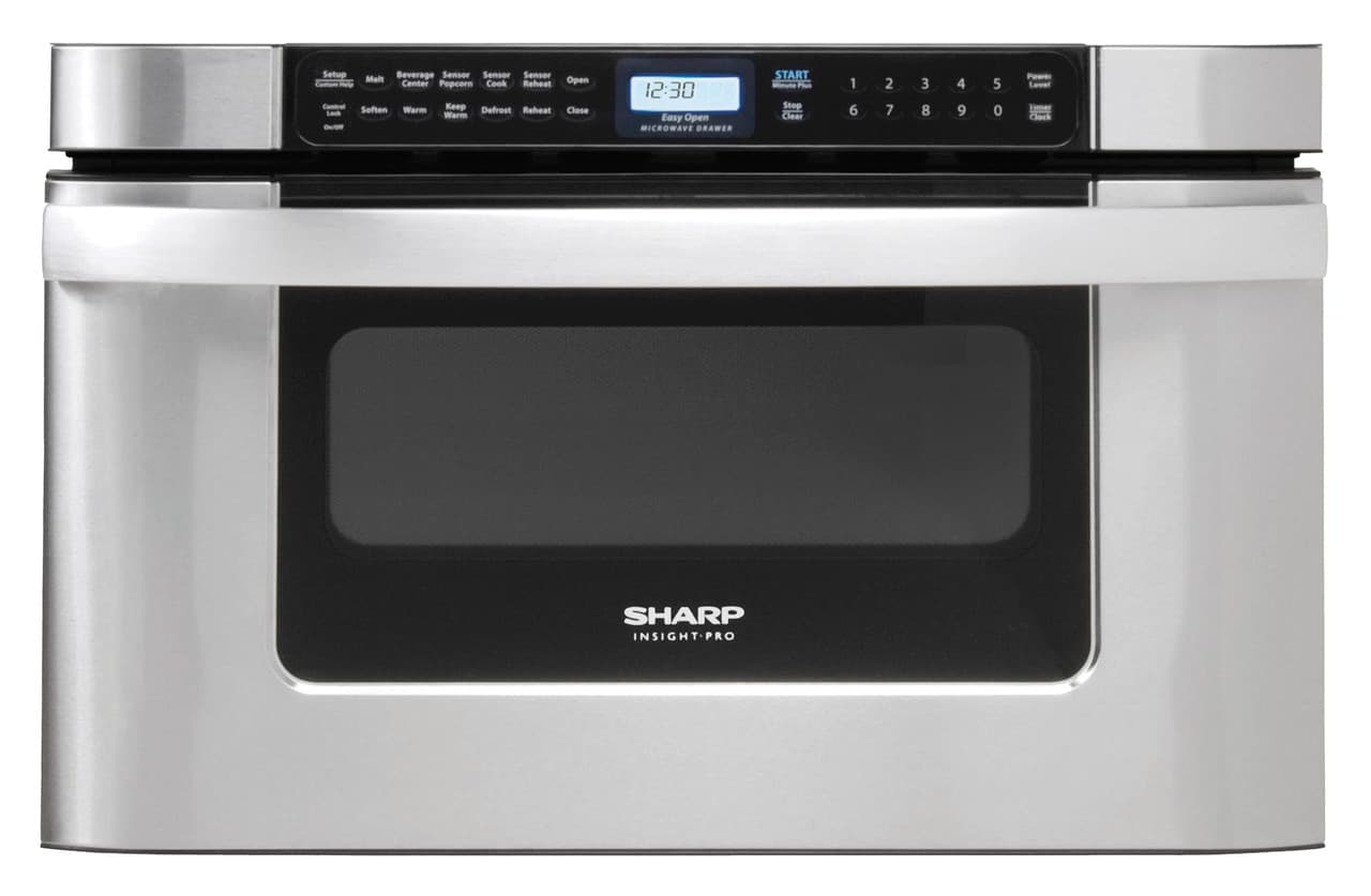 Sharp 24 In. 1.2 Cu. Ft. 950w Easy Open Stainless Steel Microwave Drawer