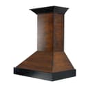 Convertible Vent Wooden Wall Mount Range Hood in Antigua and (KBAR) - 30 Inch view 1