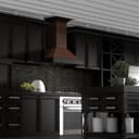 Convertible Vent Wooden Wall Mount Range Hood in Antigua and (KBAR) - 30 Inch view 9