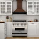 Convertible Vent Wooden Wall Mount Range Hood in Antigua and (KBAR) - 30 Inch view 11