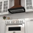 Convertible Vent Wooden Wall Mount Range Hood in Antigua and (KBAR) - 30 Inch view 14