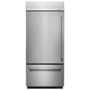 20.9 Cu. Ft. 36" Width Built-In Stainless Bottom Mount Refrigerator with Platinum Interior Design view 1
