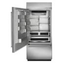 20.9 Cu. Ft. 36" Width Built-In Stainless Bottom Mount Refrigerator with Platinum Interior Design view 7