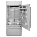 20.9 Cu. Ft. 36" Width Built-In Stainless Bottom Mount Refrigerator with Platinum Interior Design view 7