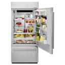 20.9 Cu. Ft. 36" Width Built-In Stainless Bottom Mount Refrigerator with Platinum Interior Design view 10