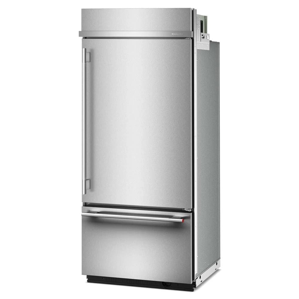 20.8 Cu. Ft. 36" Built-In Bottom Mount Refrigerator with Platinum Interior