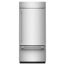 20.8 Cu. Ft. 36" Built-in Bottom Mount Refrigerator With Platinum Interior view 1
