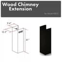 61" Wooden Chimney Extension for Ceilings up to 12.5 ft. view 2