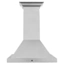 24" Convertible Vent Wall Mount Range Hood with Crown Molding view 4