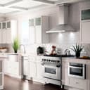 30" Convertible Vent Wall Mount Range Hood with Crown Molding view 2
