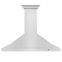 30" Convertible Vent Wall Mount Range Hood with Crown Molding view 5