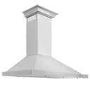 36" Convertible Vent Wall Mount Range Hood with Crown Molding view 1
