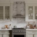 36" Convertible Vent Wall Mount Range Hood with Crown Molding view 6