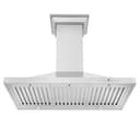 48" Convertible Vent Wall Mount Range Hood with Crown Molding - 48 Inch view 4