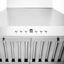 24 In. Crownsound™ Ducted Vent Wall Mount Range Hood In Stainless Steel With Built-in Bluetooth Speakers view 8