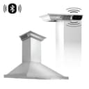 30 In. Crownsound™ Ducted Vent Wall Mount Range Hood In Stainless Steel With Built-in Bluetooth Speakers view 1