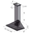 36 In. Crownsound™ Ducted Vent Wall Mount Range Hood In Stainless Steel With Built-in Bluetooth Speakers view 13
