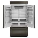 24.2 Cu. Ft. 42" Width Built-in Stainless French Door Refrigerator With Platinum Interior Design view 6