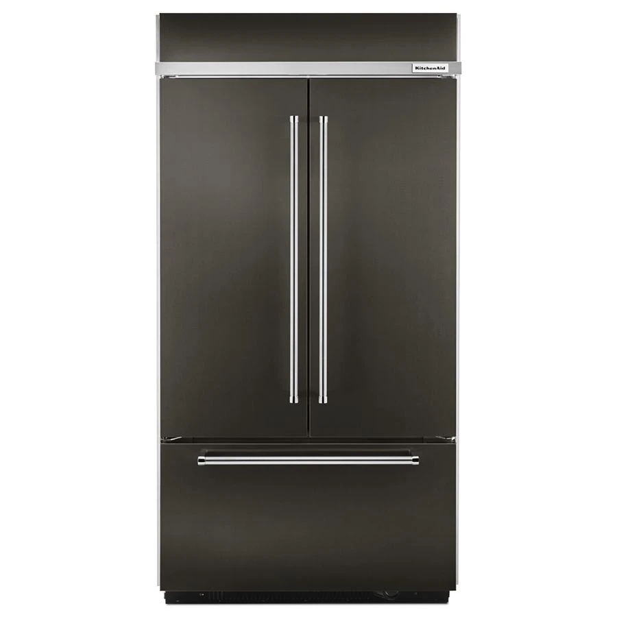 24.2 Cu. Ft. 42" Width Built-in Stainless French Door Refrigerator With Platinum Interior Design