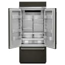 20.8 Cu. Ft. 36" Width Built In Stainless Steel French Door Refrigerator With Platinum Interior Design view 5