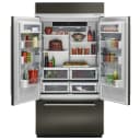 20.8 Cu. Ft. 36" Width Built In Stainless Steel French Door Refrigerator With Platinum Interior Design view 6