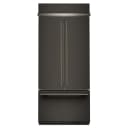 20.8 Cu. Ft. 36" Built-in French Door Bottom Mount Refrigerator With Platinum Interior view 1