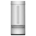 20.8 Cu. Ft. 36" Built-In French Door Bottom Mount Refrigerator with Platinum Interior view 1