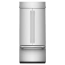 20.8 Cu. Ft. 36" Built-in French Door Bottom Mount Refrigerator With Platinum Interior view 1