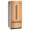 20.8 Cu. Ft. 36" Built-In Panel-Ready French Door Bottom Mount Refrigerator with Platinum Interior view 10