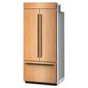 20.8 Cu. Ft. 36" Built-In Panel-Ready French Door Bottom Mount Refrigerator with Platinum Interior view 7