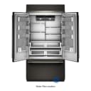 24.2 Cu. Ft. 42" Built-in French Door Bottom Mount Refrigerator With Platinum Interior view 9