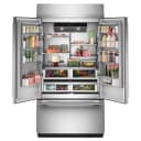24.2 Cu. Ft. 42" Built-in French Door Bottom Mount Refrigerator With Platinum Interior view 2