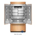 24.2 Cu. Ft. 42" Built-In Panel-Ready French Door Bottom Mount Refrigerator with Platinum Interior view 19