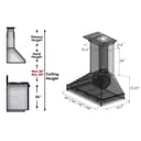 Convertible Vent Wooden Wall Mount Range Hood (KBRR) - 30 inch view 13