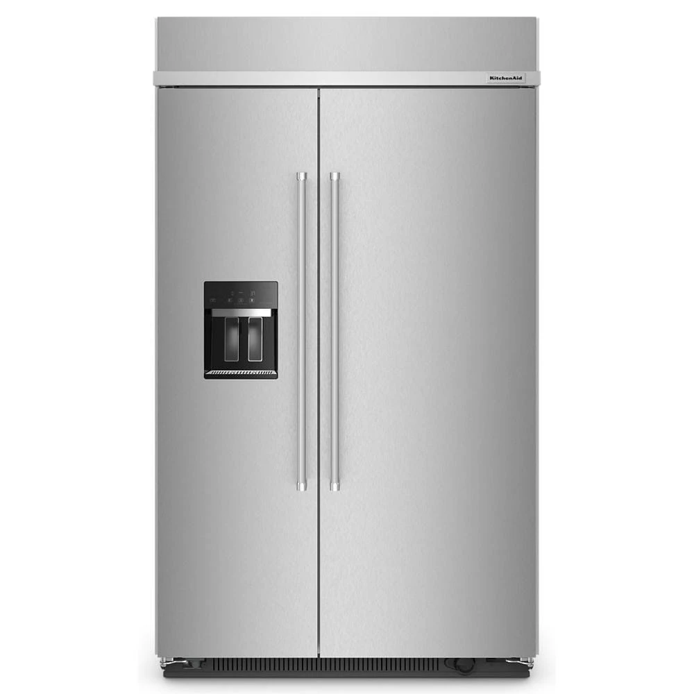 29.4 Cu. Ft. 48" Built-In Side-by-Side Refrigerator with Ice and Water Dispenser with PrintShield Finish