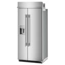20.8 Cu. Ft. 36" Built-in Side-by-side Refrigerator Features Exterior Water And Ice Dispenser With Measured Fill view 6