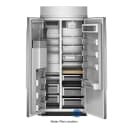20.8 Cu. Ft. 36" Built-in Side-by-side Refrigerator Features Exterior Water And Ice Dispenser With Measured Fill view 4