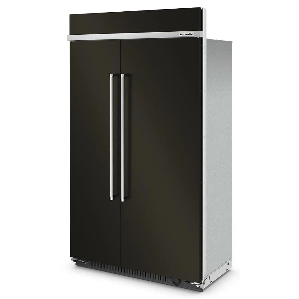 KitchenAid 30 Cu. Ft. 48" Built-In Side-by-Side Refrigerator with PrintShield Finish