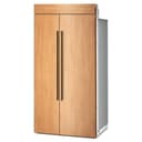 25.5 Cu. Ft. 42" Built-In Panel-Ready Side-by-Side Refrigerator with Platinum Interior view 3