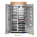25.5 Cu. Ft. 42" Built-In Panel-Ready Side-by-Side Refrigerator with Platinum Interior view 9