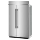 48" Built-In Side-by-Side Refrigerator with Platinum Interior view 7