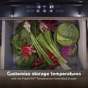 30 Cu. Ft. 48" Built-In Panel-Ready Side-by-Side Refrigerator with Platinum Interior view 10