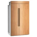 30 Cu. Ft. 48" Built-In Panel-Ready Side-by-Side Refrigerator with Platinum Interior view 7